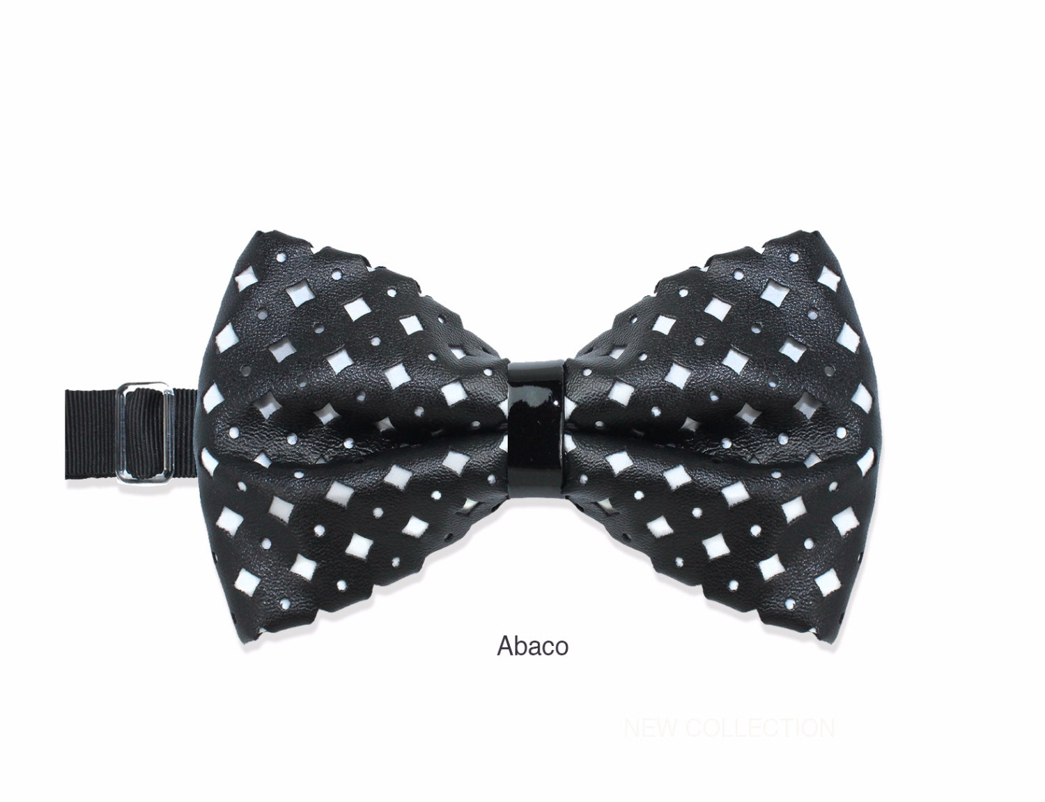 Papillon Uomo Abaco ecopelle tessuto alta moda Linea Sposo - Realizzato a mano - Il Tocco di Minerva