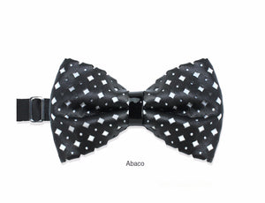 Papillon Uomo Abaco ecopelle tessuto alta moda Linea Sposo - Realizzato a mano - Il Tocco di Minerva