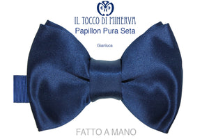 Papillon Farfallino Bimbo seta Gianluca Linea Prima Comunione Realizzato a mano - Il Tocco di Minerva