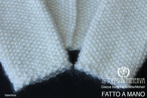 Giacchino baby Lana/Seta/Mohair Valentina 6/7anni - Il Tocco di Minerva