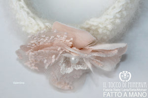 Fascia Testa Valentina in Lana – realizzata a mano – HandMade - Il Tocco di Minerva