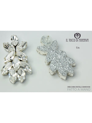 Orecchini in cristallo swarovski cristallo Eris Linea Sposa Realizzati a mano - Il Tocco di Minerva