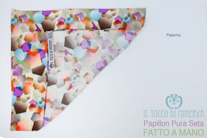 Pochette uomo seta Palermo Realizzato a mano – Handmade - Il Tocco di Minerva