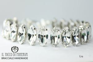 Bracciale Swarovski Eris Cristal Linea Sposa Realizzato a mano - Il Tocco di Minerva