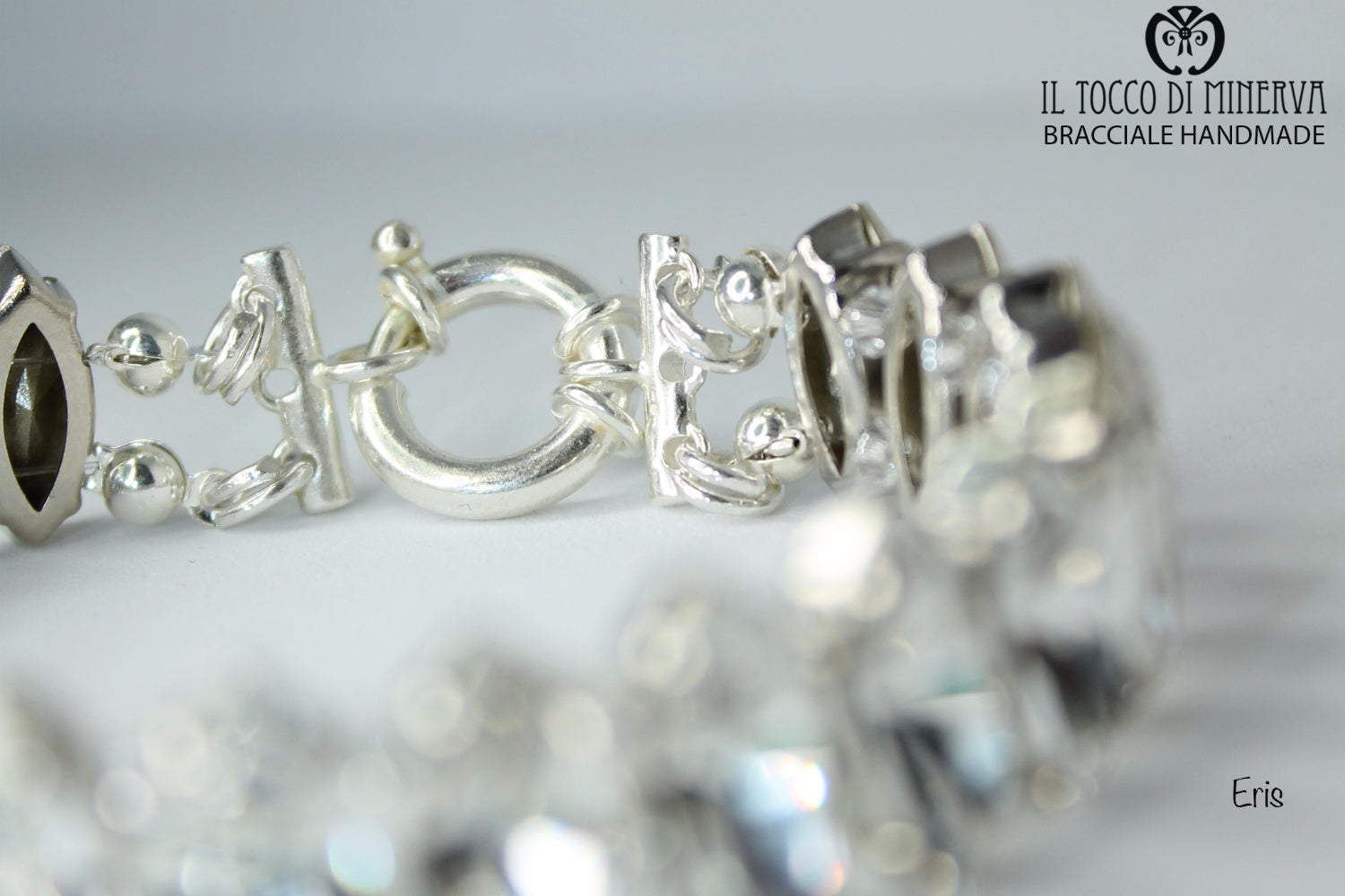 Bracciale Swarovski Eris Cristal Linea Sposa Realizzato a mano - Il Tocco di Minerva