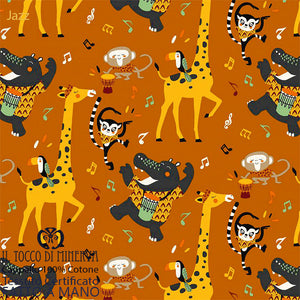 Cappello reversibile bambino100% cotone jazz - Fatto a Mano - Il Tocco di Minerva