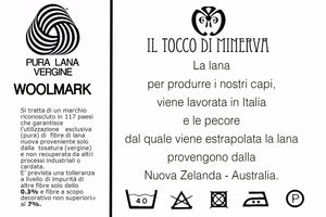 Copertina per Neonato Pura Lana Annalina - Fatto a mano - Il Tocco di Minerva