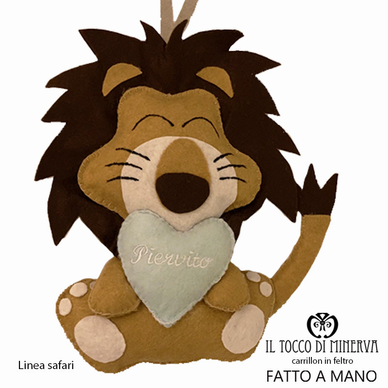Carillon in feltro Linea Safari - Fatto a mano - Il Tocco di Minerva