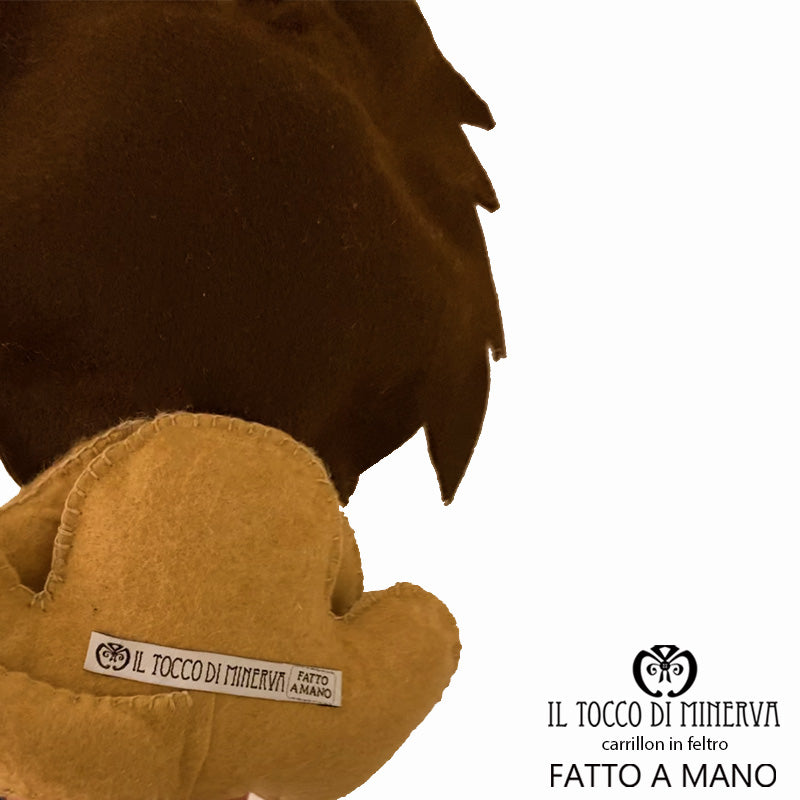 Carillon in feltro Linea Safari - Fatto a mano - Il Tocco di Minerva