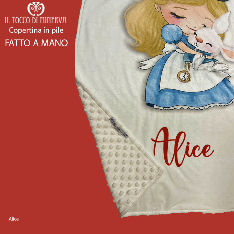 Copertina e sacca Neonato linea Alice - Fatto a Mano
