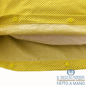 Copripiumone da bambino Giraffa letto singolo 160 cm. x 140 cm. - Fatto a Mano - Il Tocco di Minerva