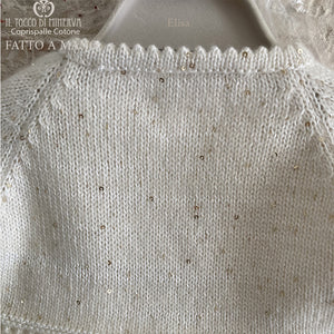 Coprispalle Bambina in cotone Elisa - Fatto a Mano - Il Tocco di Minerva