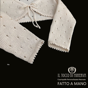 Coprispalle Neonato in cotone Vita - Fatto a Mano - Il Tocco di Minerva