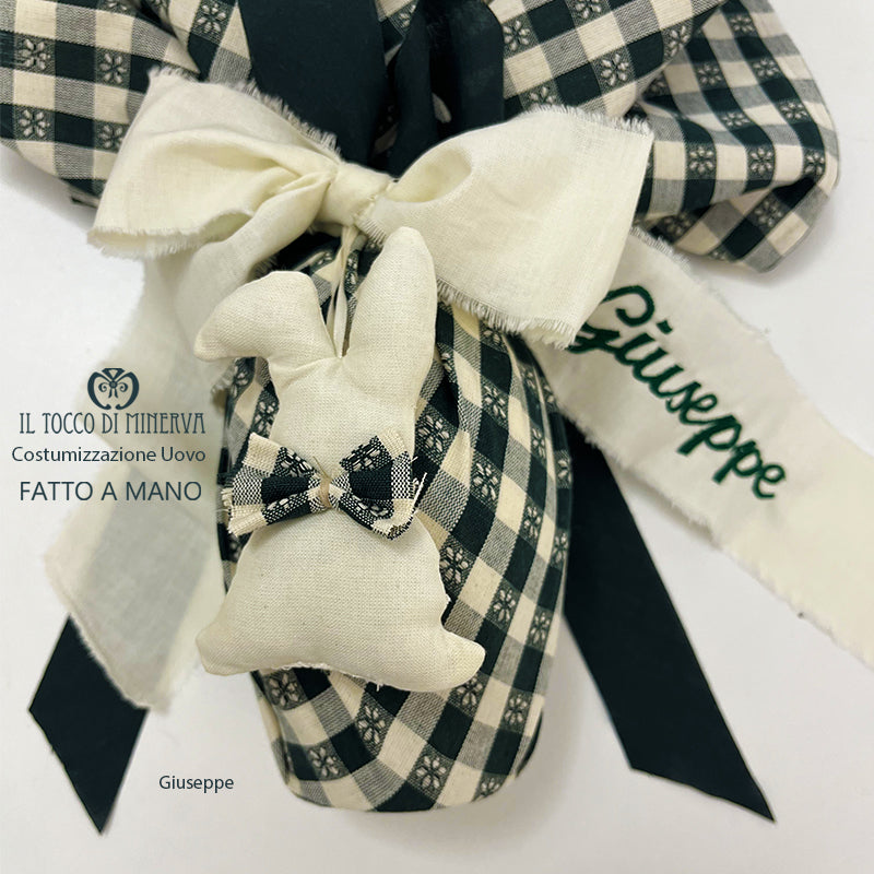 Costumizzazione Uovo di Pasqua Giuseppe verde bimbo - Fatto a mano