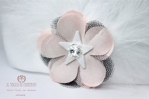 Fascia Testa per Neonato Minnie - Realizzata a mano - HandMade - Il Tocco di Minerva