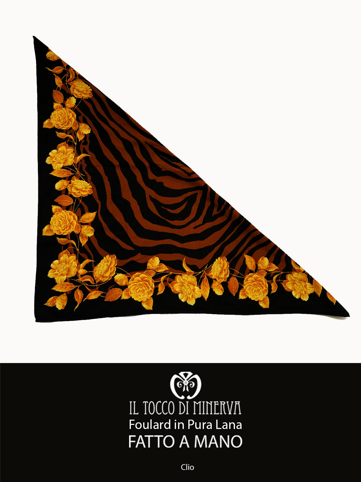 Foulard Donna in Pura Lana Clio - Fatto a Mano - Il Tocco di Minerva