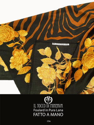 Foulard Donna in Pura Lana Clio - Fatto a Mano - Il Tocco di Minerva