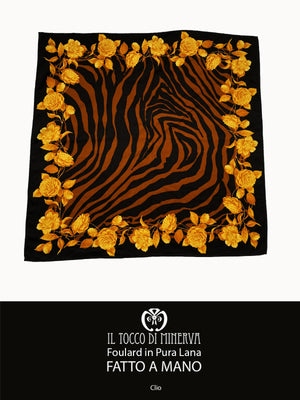 Foulard Donna in Pura Lana Clio - Fatto a Mano - Il Tocco di Minerva