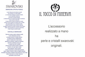 Orecchini Swarovski a Lobo Messina Linea Sposa colore iridescente – Fatto a Mano - Il Tocco di Minerva