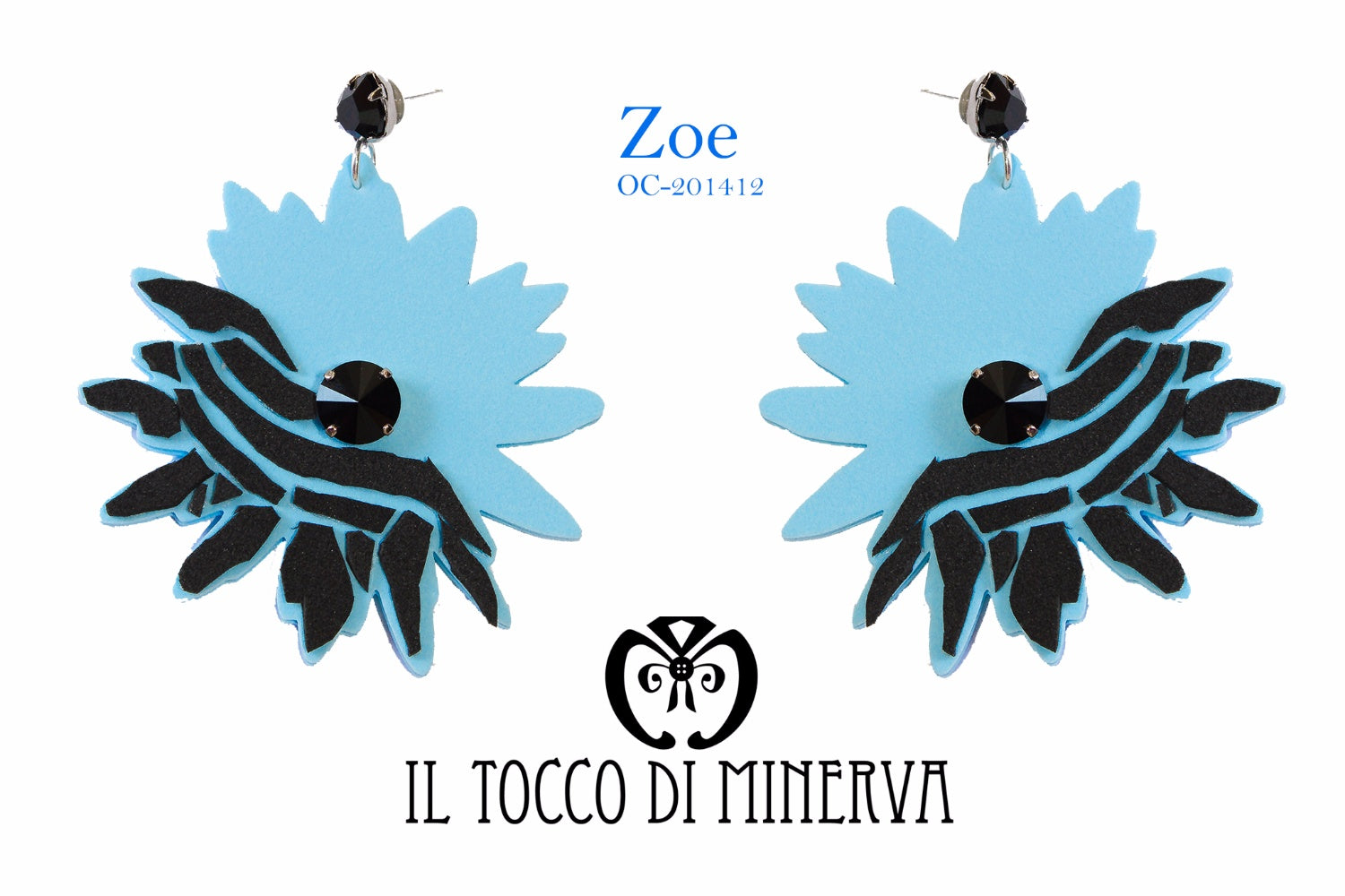 Orecchini celesti animal Zoe Realizzati a mano - Handmade - Il Tocco di Minerva