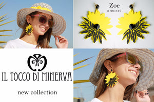 Orecchini gialli animal Zoe Realizzati a mano - Handmade - Il Tocco di Minerva