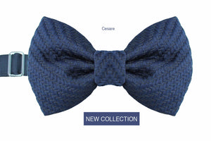Papillon Uomo Cesare seta tessuto alta moda Linea Sposo - Realizzato a mano - Il Tocco di Minerva