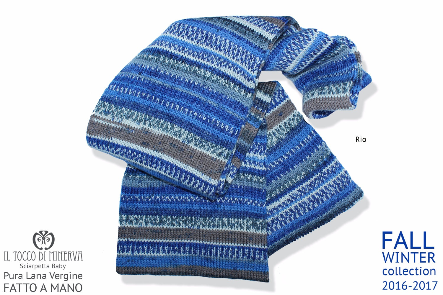Sciarpetta bimbo Rio - realizzata a mano - HandMade - Il Tocco di Minerva