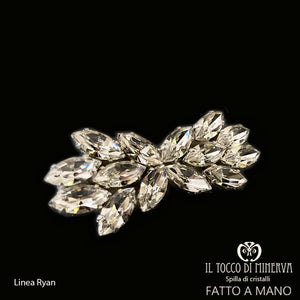 Spilla cristalli donna Ryan - Fatto a mano - Il Tocco di Minerva