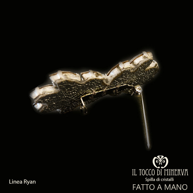 Spilla cristalli donna Ryan - Fatto a mano - Il Tocco di Minerva