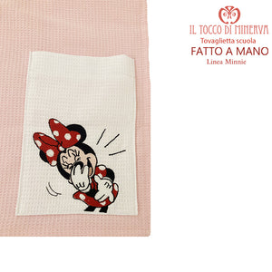 Tovaglietta scuola bambina Linea Minnie- Fatto a mano - Il Tocco di Minerva