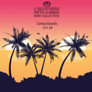 Vestito da bambina in seta Linea Exotic Summer 24 - Fatto a Mano - Il Tocco di Minerva