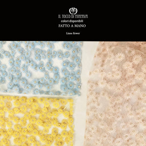 Vestito da Bambina Rosa tenue Linea Flowers - Fatto a Mano - Il Tocco di Minerva