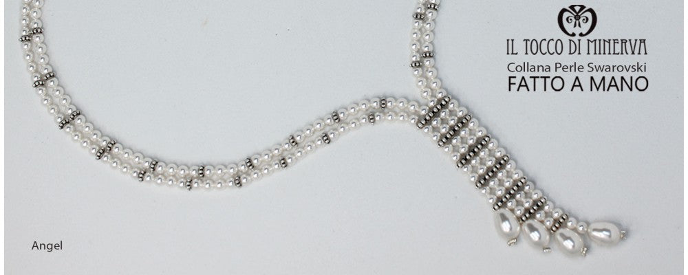 Collana da sposa fashion, linea sposa Minerva - Il Tocco di Minerva