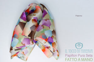 Pochette uomo seta Palermo Realizzato a mano – Handmade - Il Tocco di Minerva
