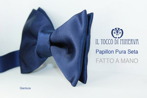 Papillon Farfallino Bimbo seta Gianluca  Linea Prima Comunione Realizzato a mano - Il Tocco di Minerva