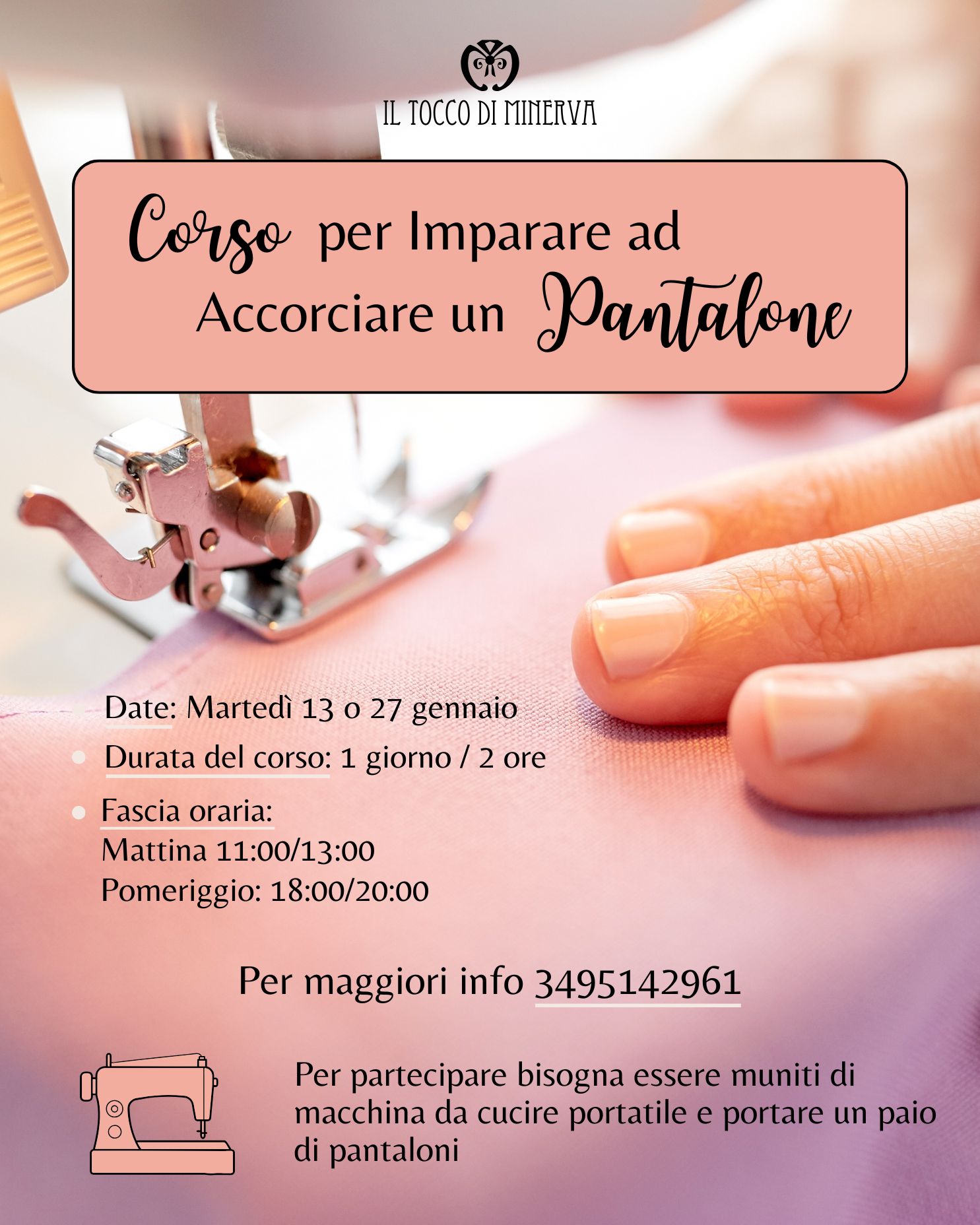 Corso per Imparare ad accorciare un pantalone