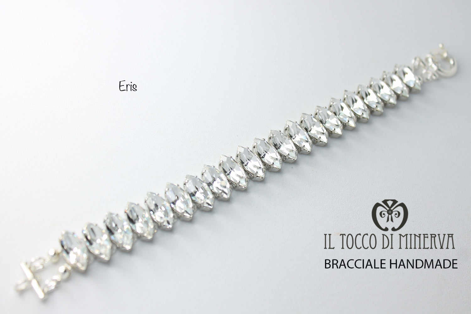 Bracciale Swarovski Eris Cristal Linea Sposa Realizzato a mano - Il Tocco di Minerva