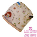 Cappello reversibile bambina principesse - Fatto a Mano - Il Tocco di Minerva
