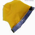 Cappello reversibile bambino 100% cotone Little Monkey - Fatto a Mano - Il Tocco di Minerva