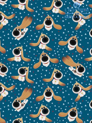 Cappello reversibile unisex bambino bambina 100% cotone dog - Fatto a Mano - Il Tocco di Minerva