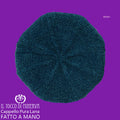 Cappello donna petrolio in lana e mohair Belen -  Fatto a Mano - Il Tocco di Minerva