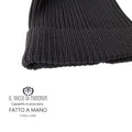 Cappello pura lana uomo/donna Linea coste - Fatto a mano - Il Tocco di Minerva