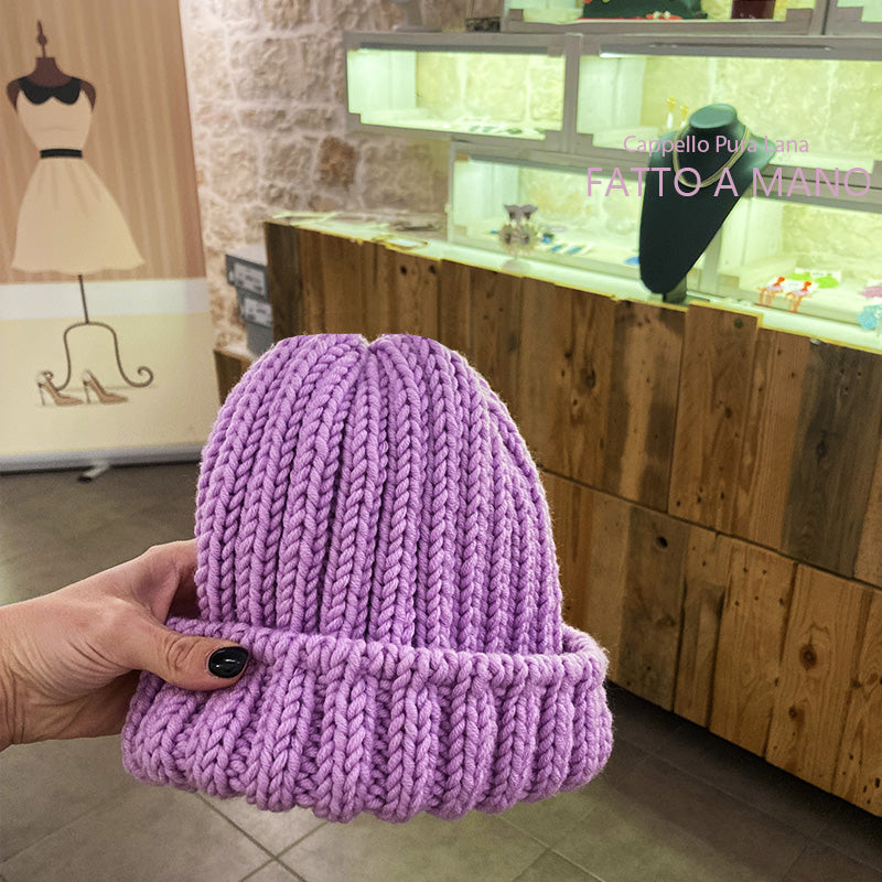Cappello in pura lana Taylor - Fatto a mano - Il Tocco di Minerva