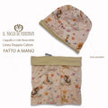 Cappello e collo reversibile felpato dolci animaletti - Fatto a Mano