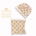 Cappello e collo reversibile felpato furetto - Fatto a Mano