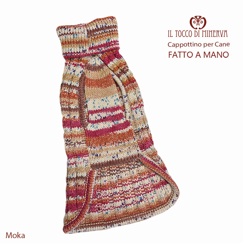 Cappottino in Pura Lana per Barboncino Moka - Fatto a Mano