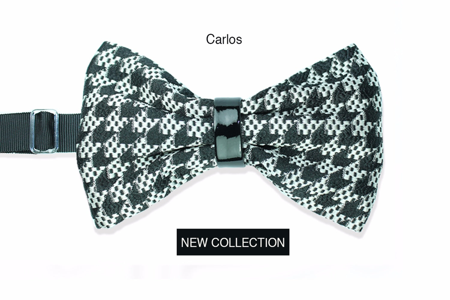 Papillon Uomo seta Carlos tessuto alta moda Linea Sposo - Realizzato a mano - Il Tocco di Minerva