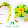 Cerchietto multicolor baby Elisir Realizzato a mano - Handmade - Il Tocco di Minerva