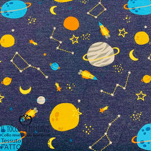 Collo da Bambino in Cotone Certificato Universo senape - Fatto a Mano - Il Tocco di Minerva