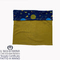 Collo da Bambino in Cotone Certificato Universo senape - Fatto a Mano - Il Tocco di Minerva